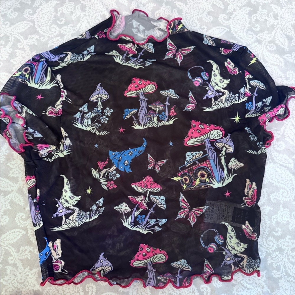 Mushroom mesh top size M